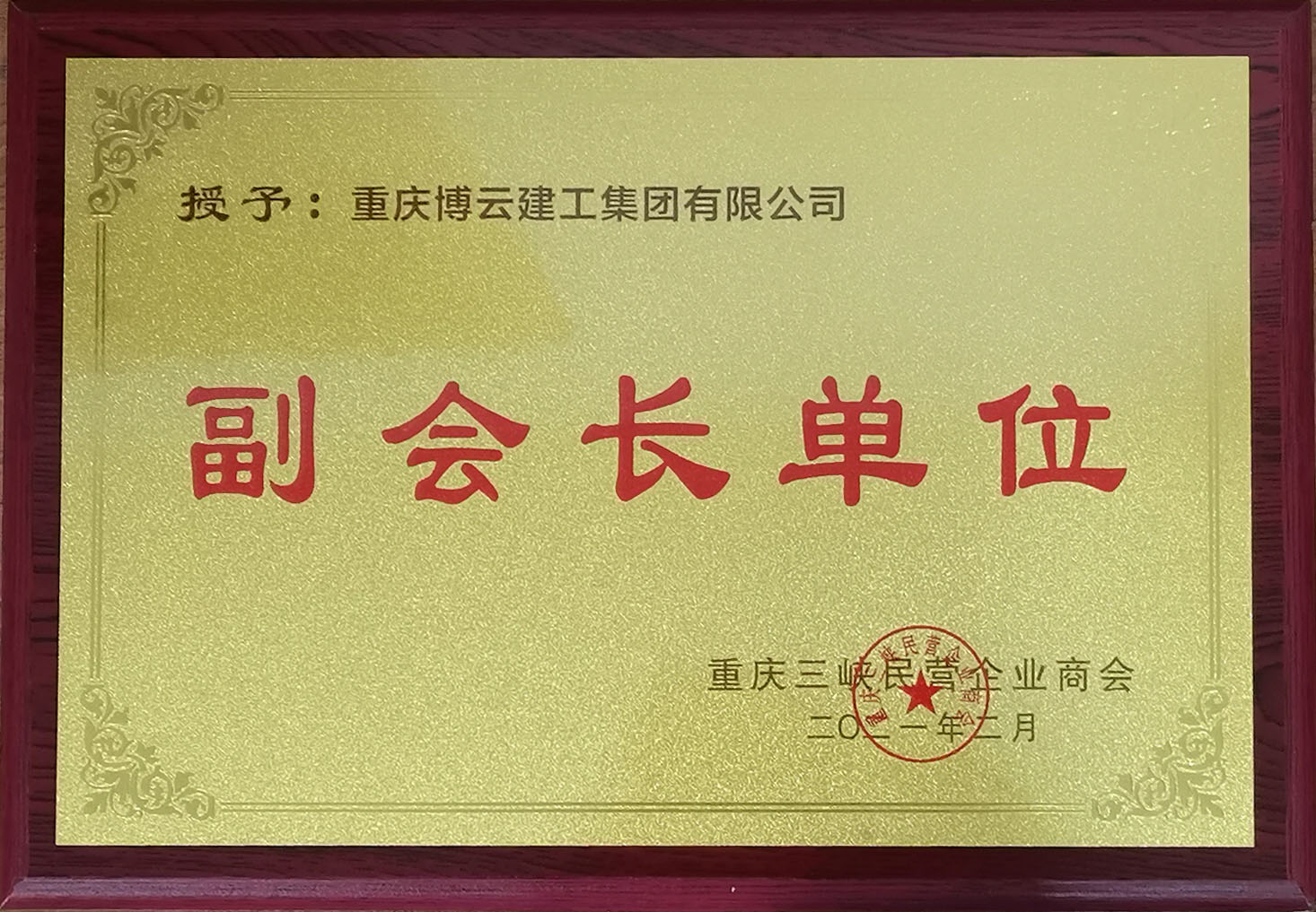 重慶三峽民營企業商會副會長單位